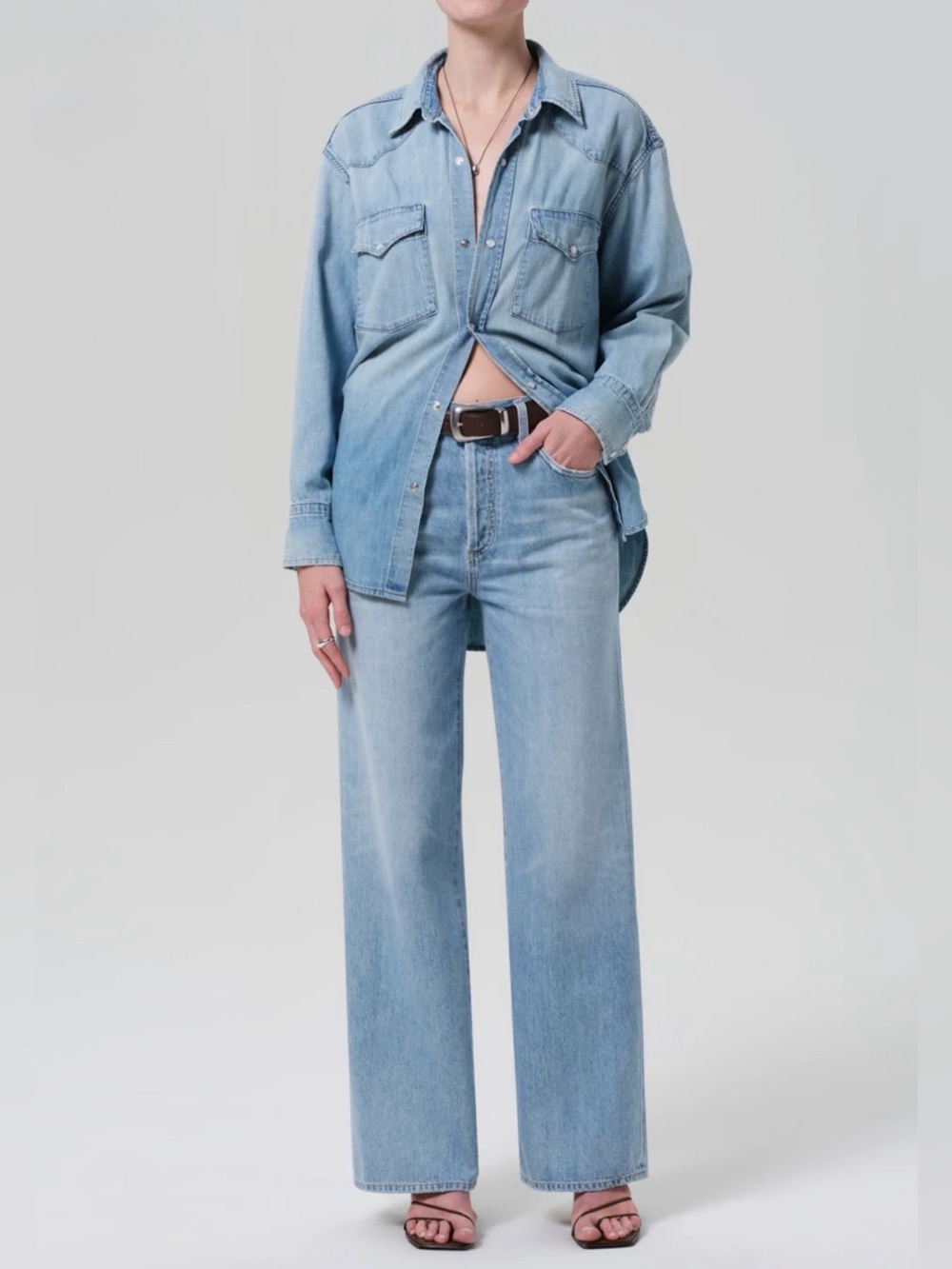 Citizens of Humanity Aninna Relaxed High Rise Jeans Tularosa Medium Wash 29